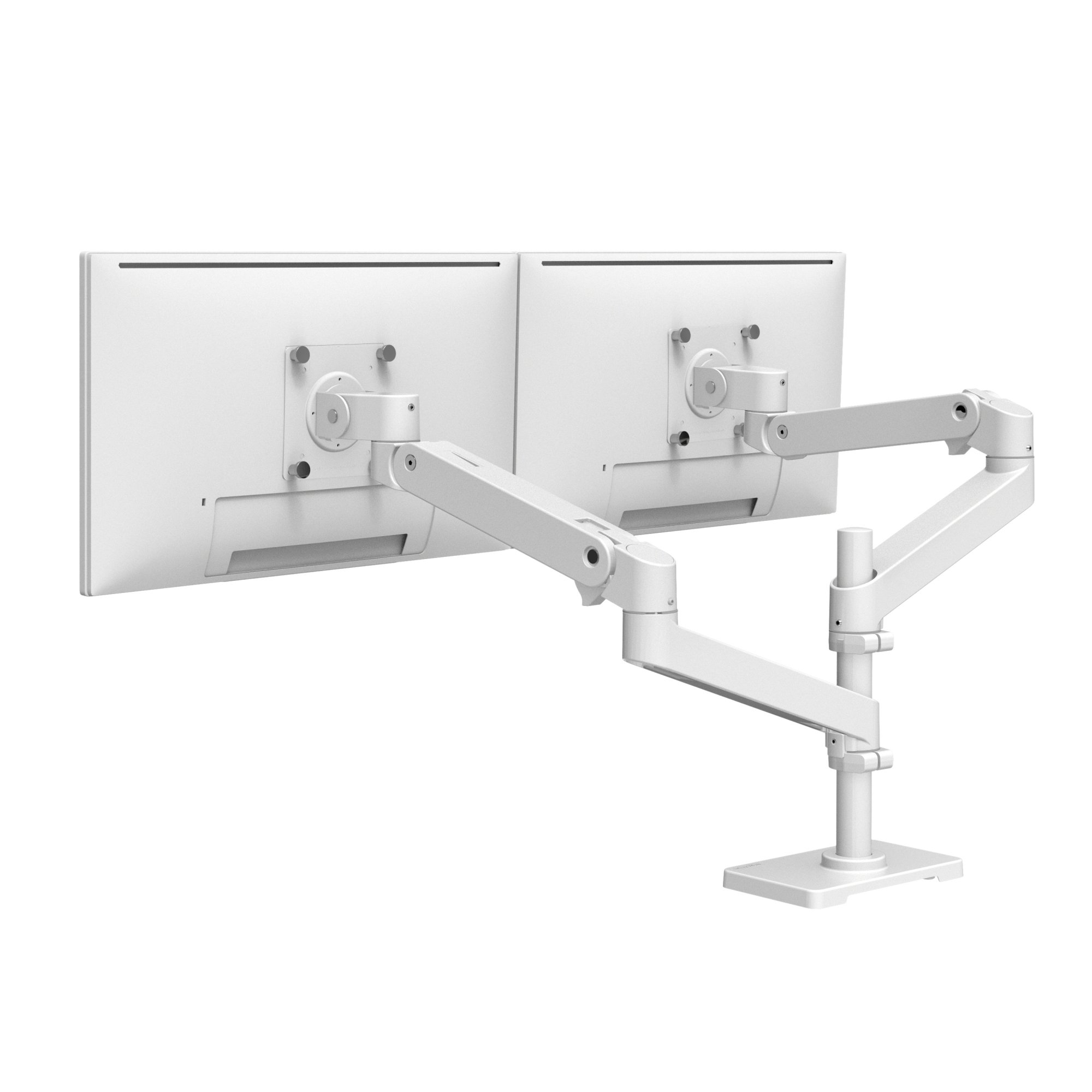 Ergotron 45-690-290 LX Pro Dual Monitor Desk Mount Stacking Arm (white)