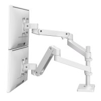 Ergotron 45-690-290 LX Pro Dual Monitor Desk Mount Stacking Arm (white)
