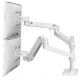 Ergotron 45-690-290 LX Pro Dual Monitor Desk Mount Stacking Arm (white)