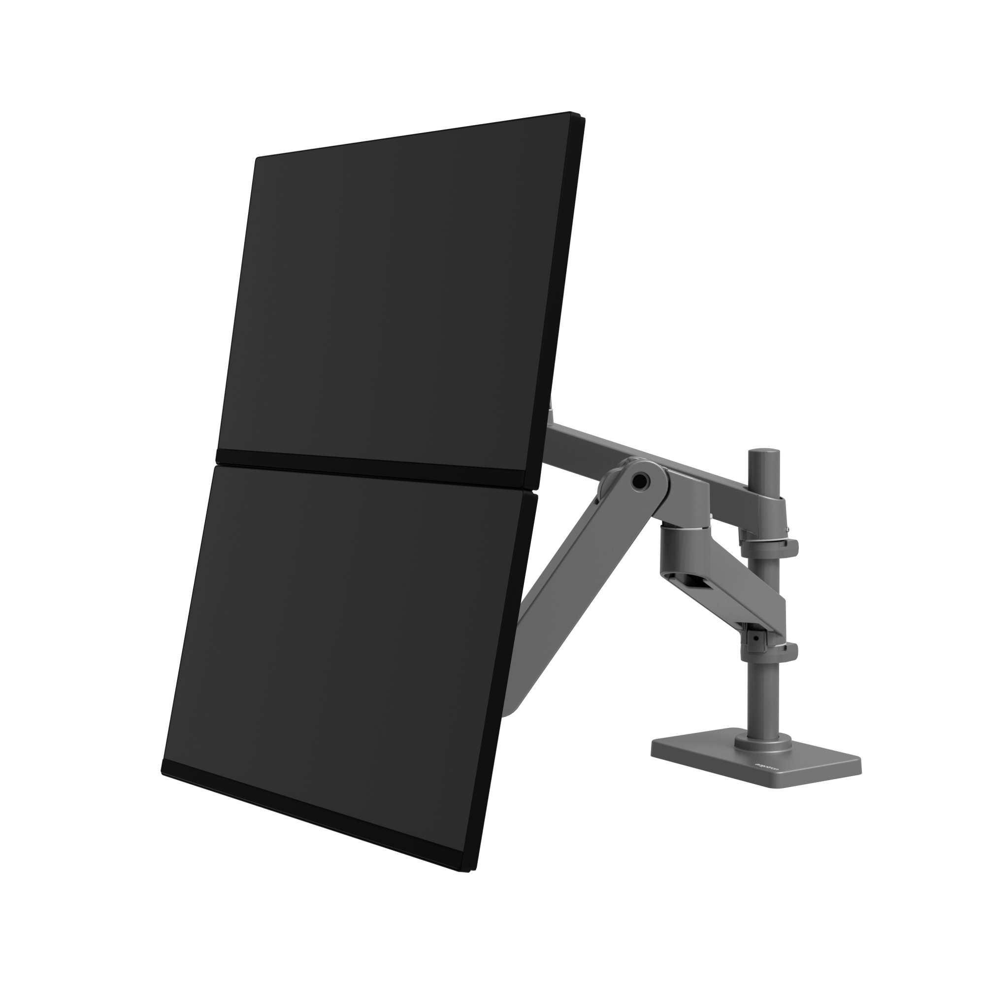 Ergotron 45-690-293 LX Pro Dual Monitor Desk Mount Stacking Arm (grey)