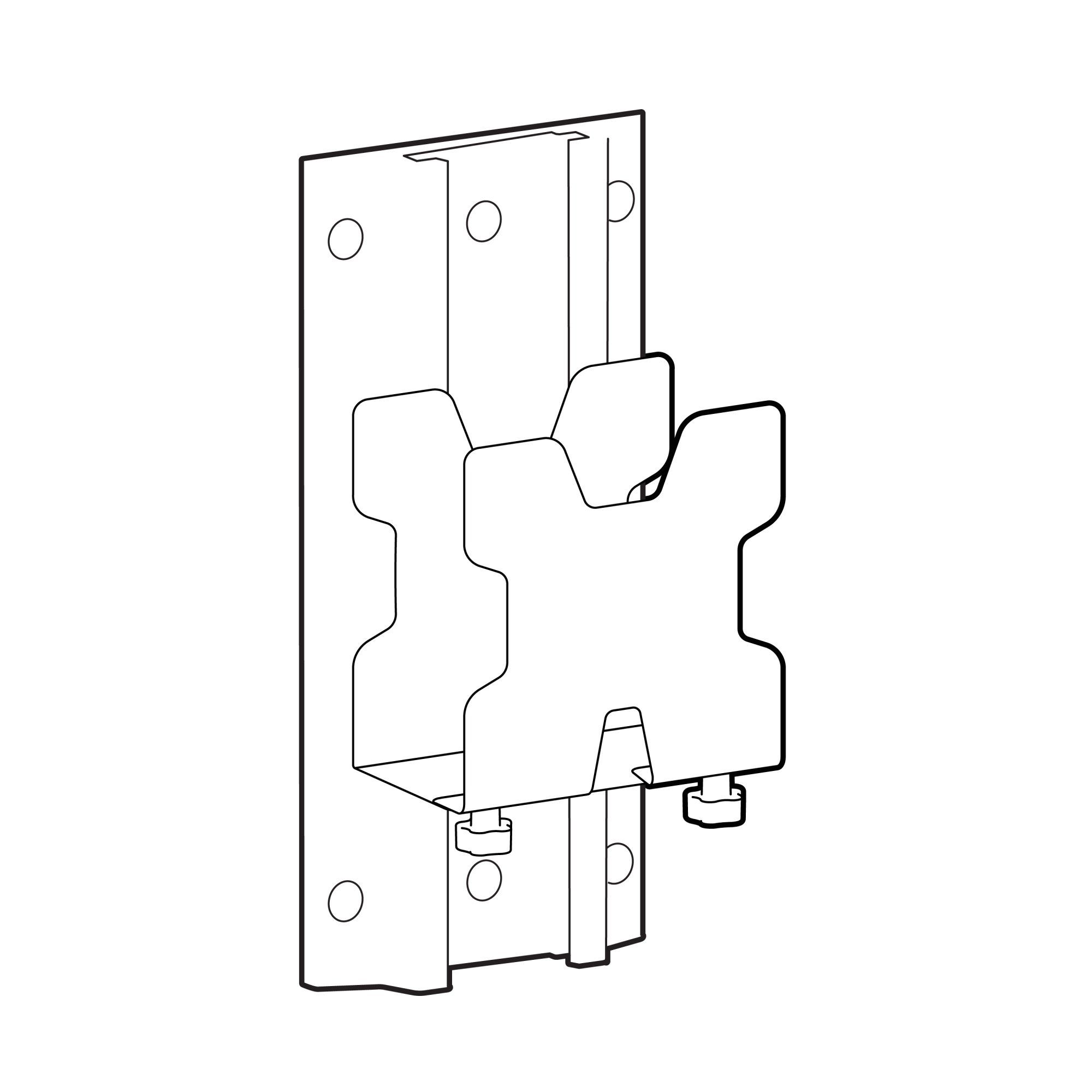 Ergotron 98-721-292 Mini PC Mount with Wall Track Black