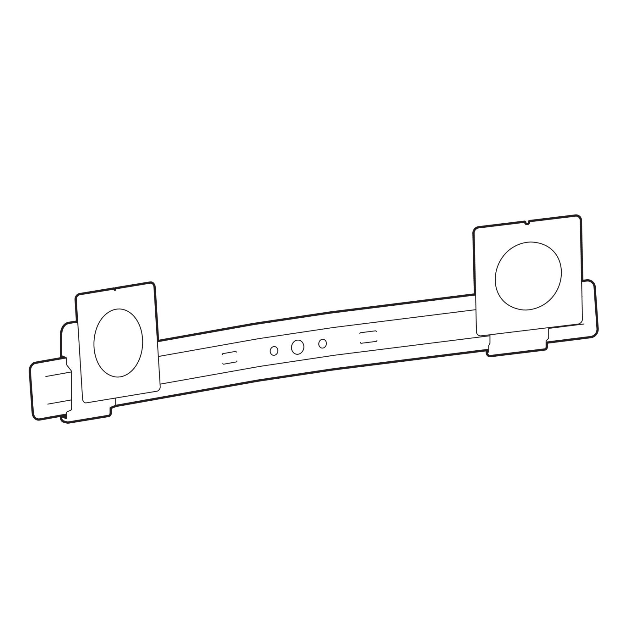 Ergotron 98-737-292 LX Pro Dual Direct Bow and Pivots (black)