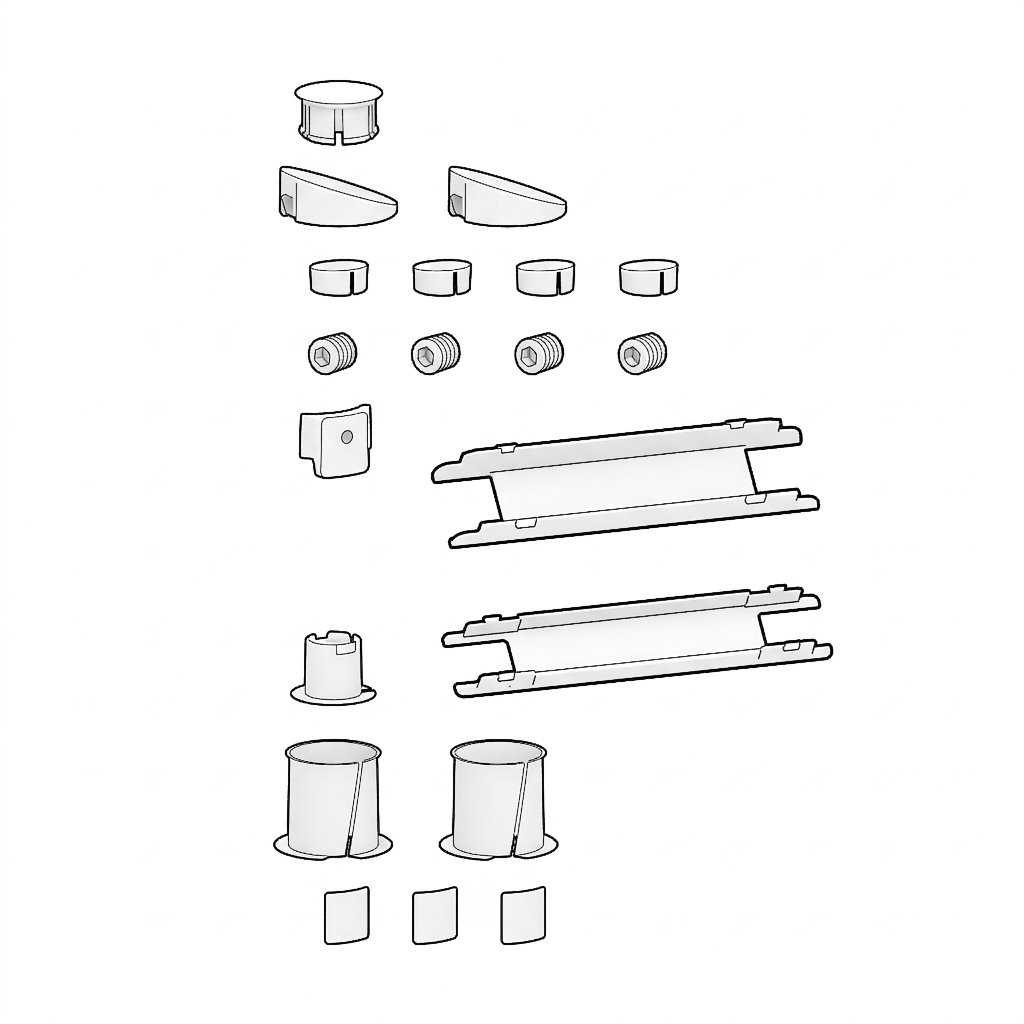 Ergotron 98-743-632 LX Pro Spare Parts Kit for Desk Arms (black)