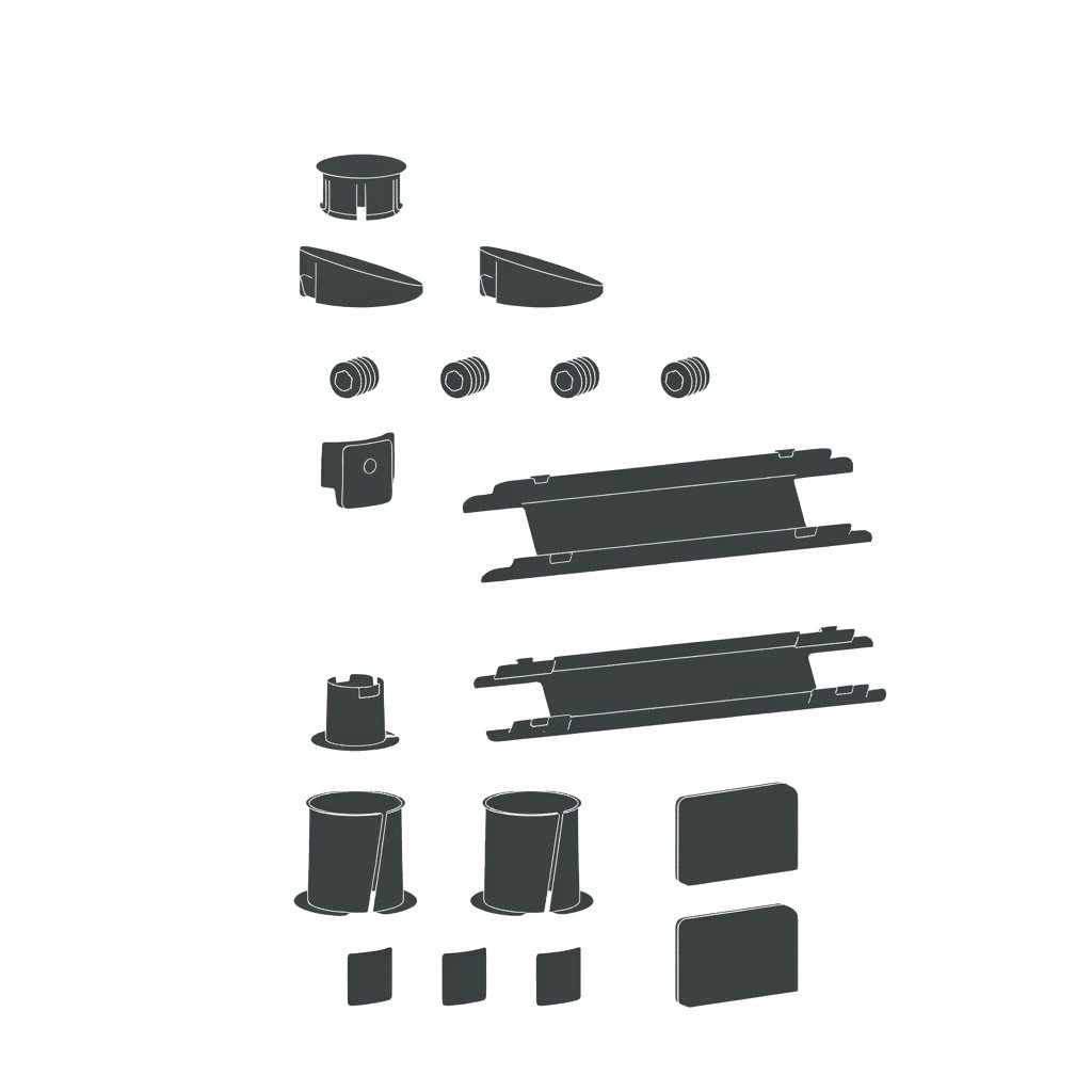 Ergotron 98-744-632 LX Pro Spare Parts Kit for Wall Arms (black)