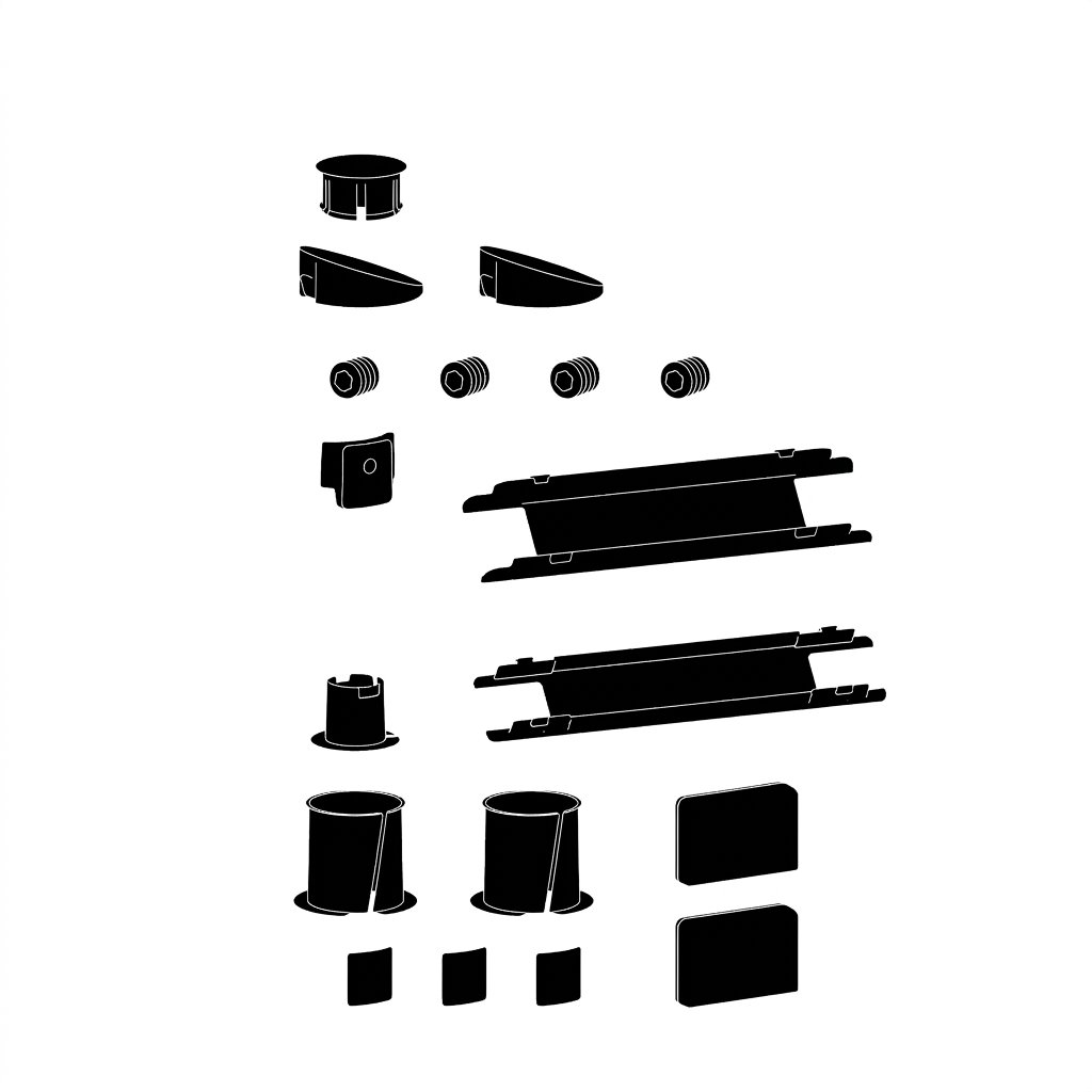 98-744-629 - LX Pro Spare Parts Kit for Wall Arms (white)