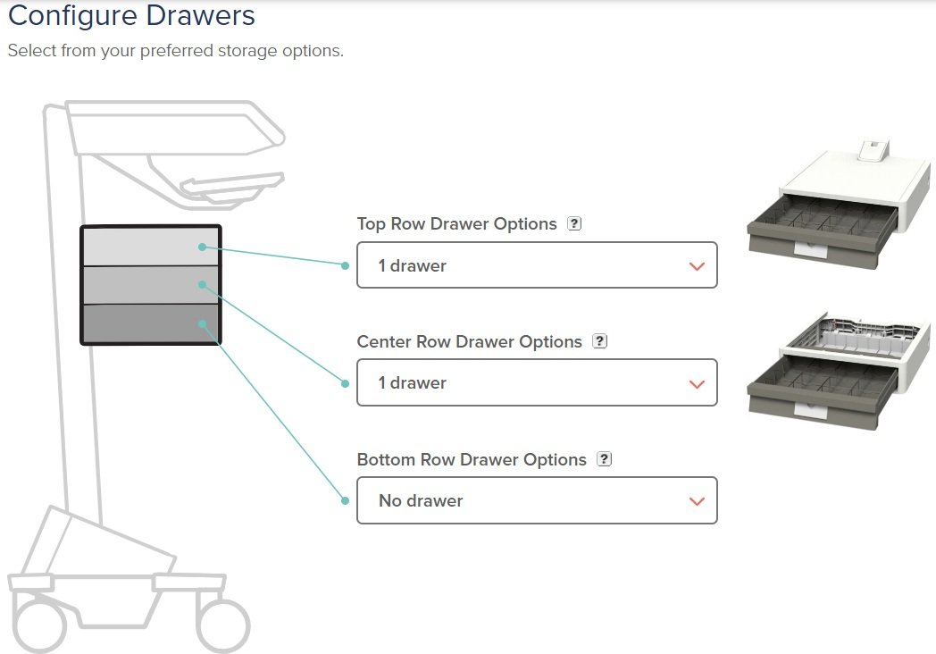 2 Drawers (Tier 2 Std 1x1) - M111-1101-111002-1-1