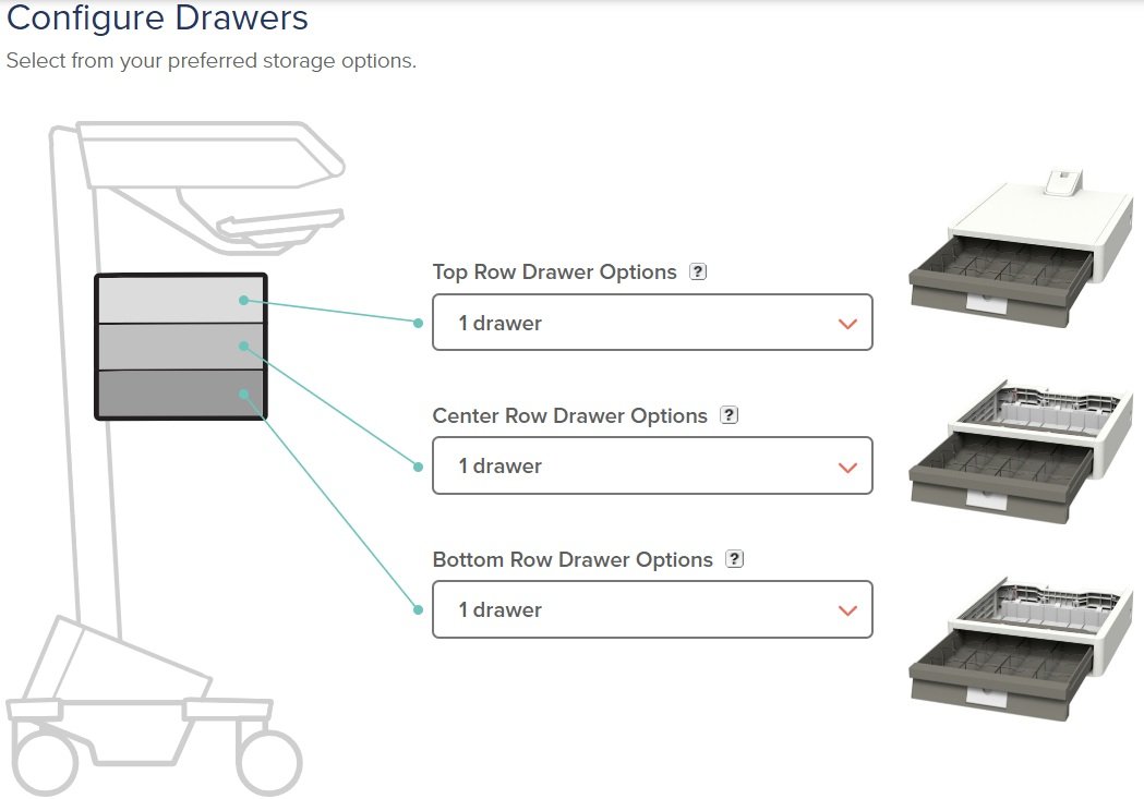 3 Drawers (Tier 3 Std 1x1x1) - M111-1101-111102-1-1