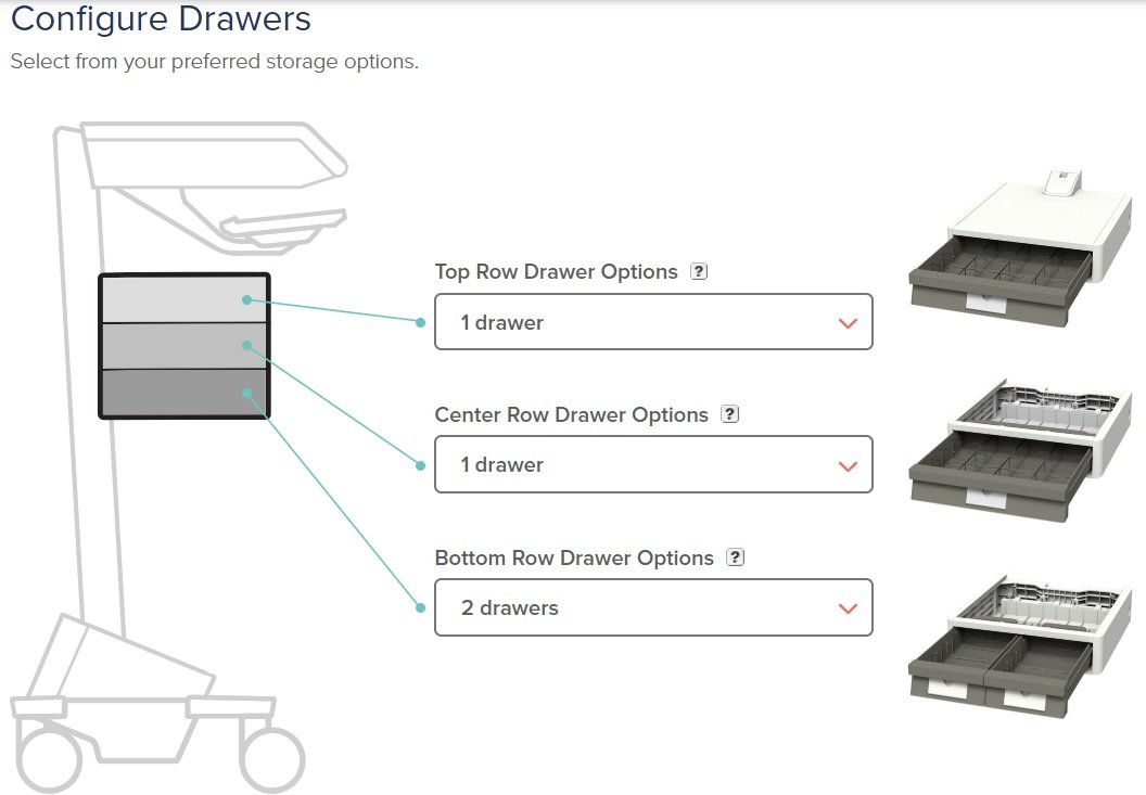4 Drawers (Tier 3 Std 1x1x2) - M111-1101-111202-1-1