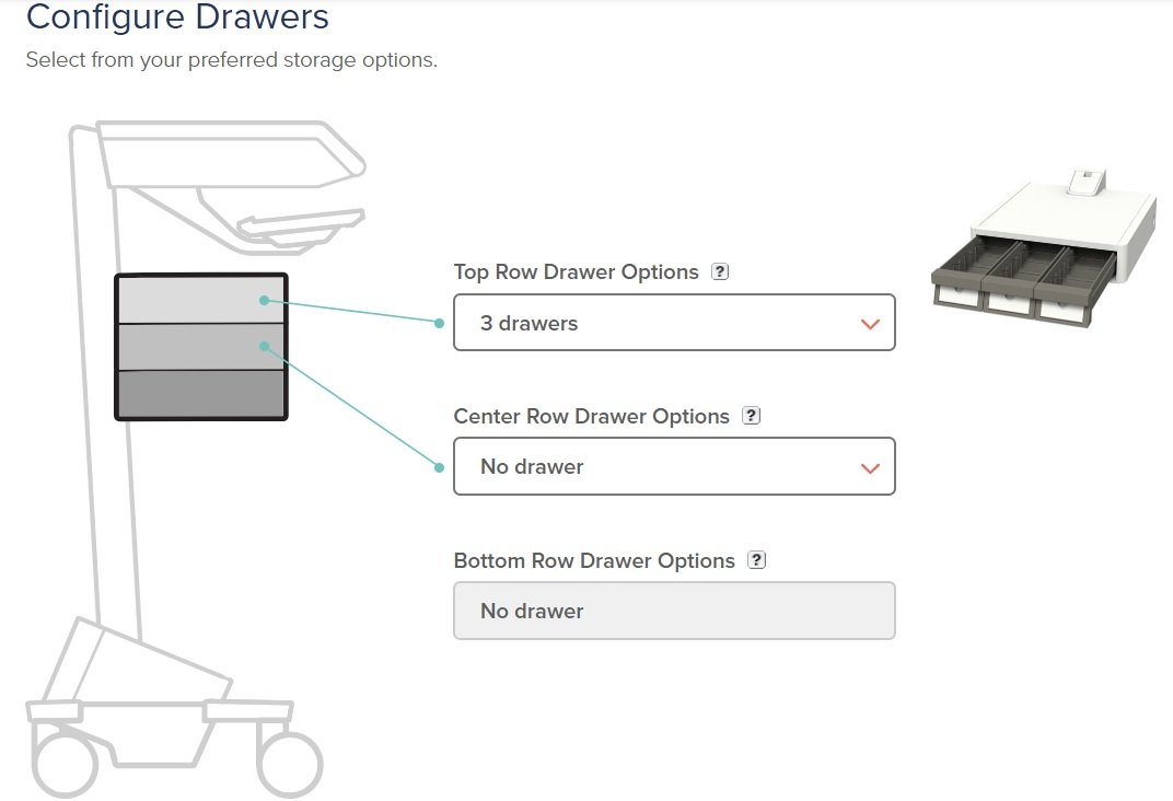 3 Drawers (Tier 1 Std 3) - M111-1101-130002-1-1
