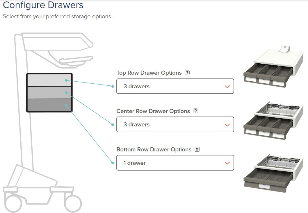 7 Drawers (Tier 3 Std 3x3x1) - M111-1101-133102-1-1