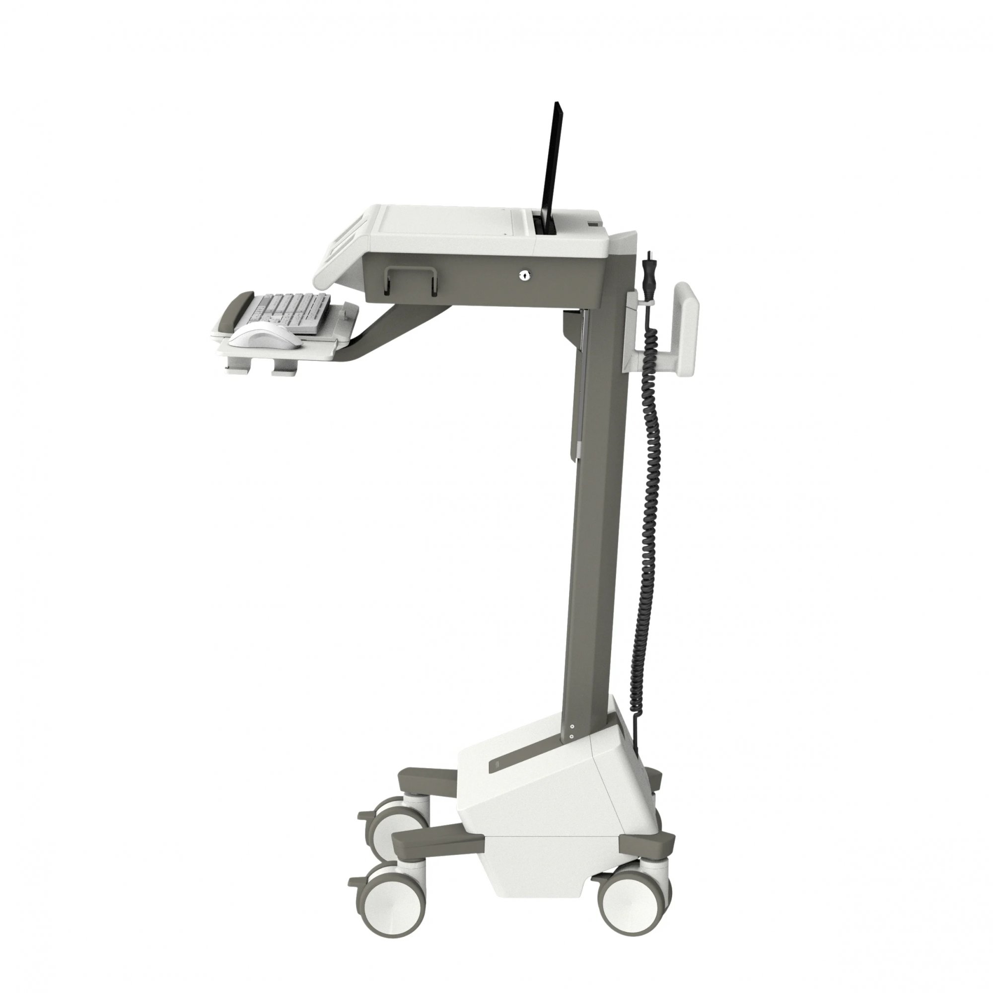 Ergotron M221-1101-100000-1-1 Mosaic Laptop Cart, DC Power, No Drawer