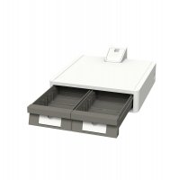 Ergotron MD-010211-1-0 Mosaic Double Drawers, Manual Lock