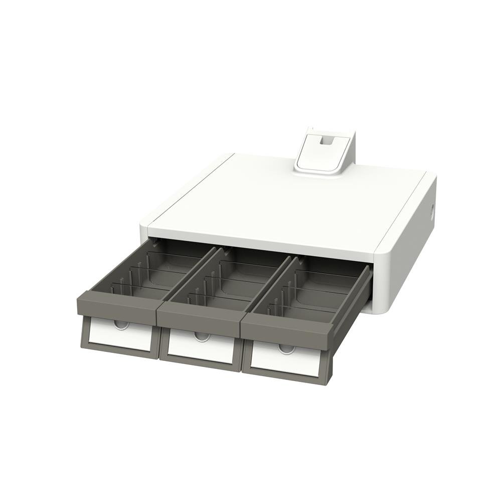Ergotron MD-011312-1-0 Mosaic Triple Drawers, Electronic Lock