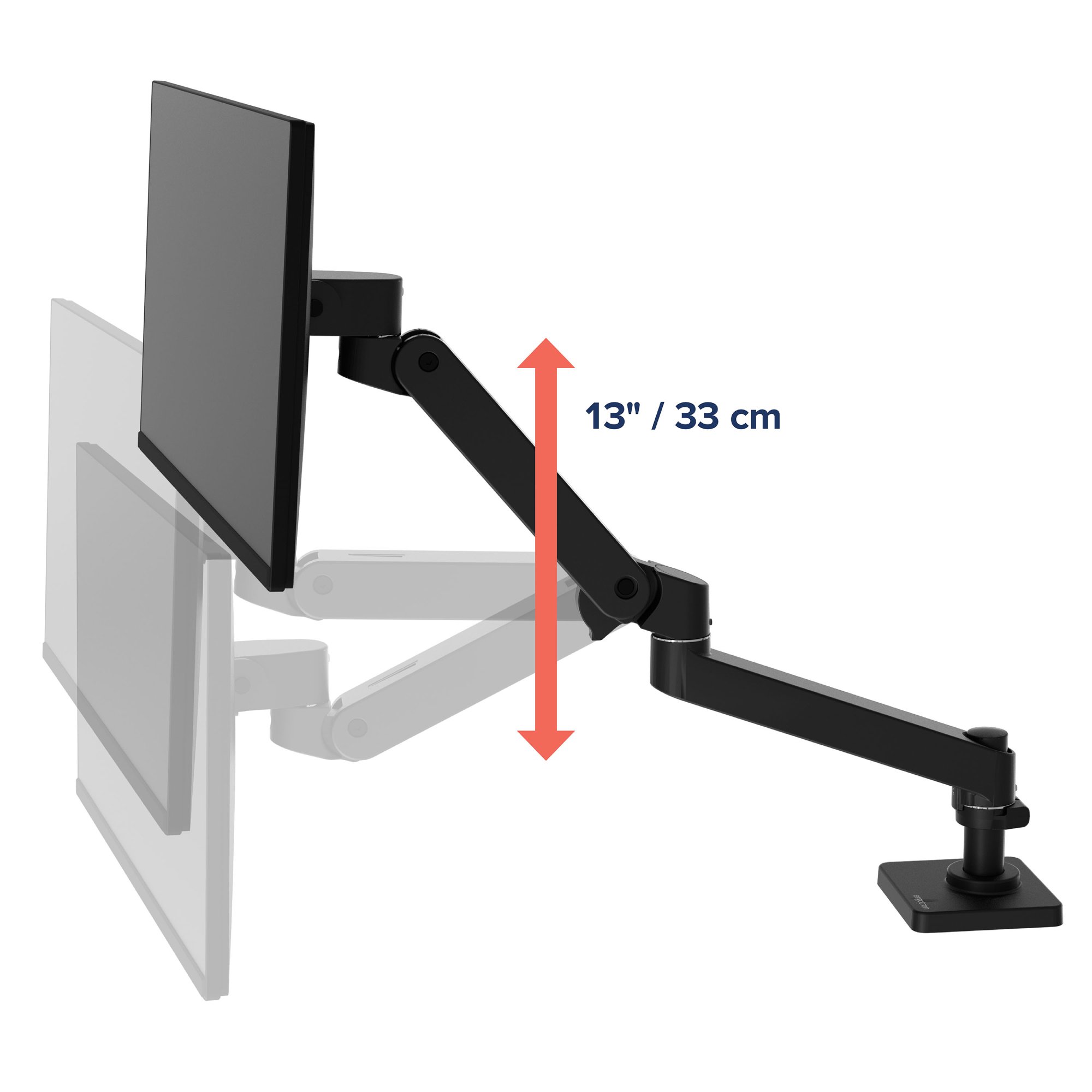 Ergotron 45-708-292 LX Pro Grommet Mount Desk Monitor Arm (black)