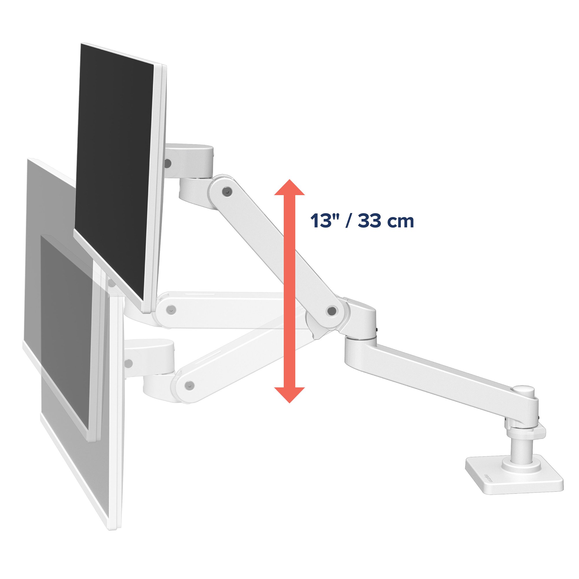Ergotron 45-708-290 LX Pro Desk Grommet Mount Arm (white)
