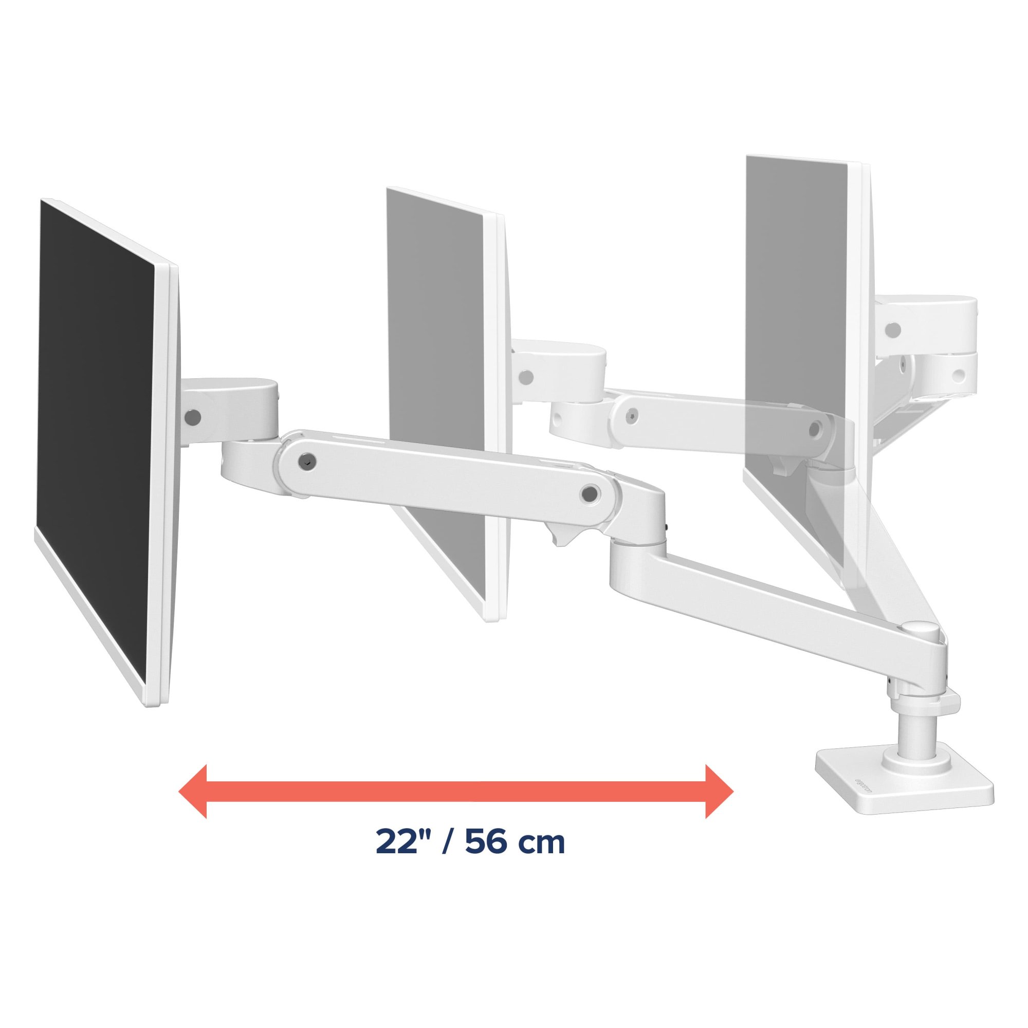 Ergotron 45-708-290 LX Pro Desk Grommet Mount Arm (white)
