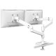 Ergotron 45-710-290 LX Pro Two Monitor Stacking Arm, Grommet Mount (white)