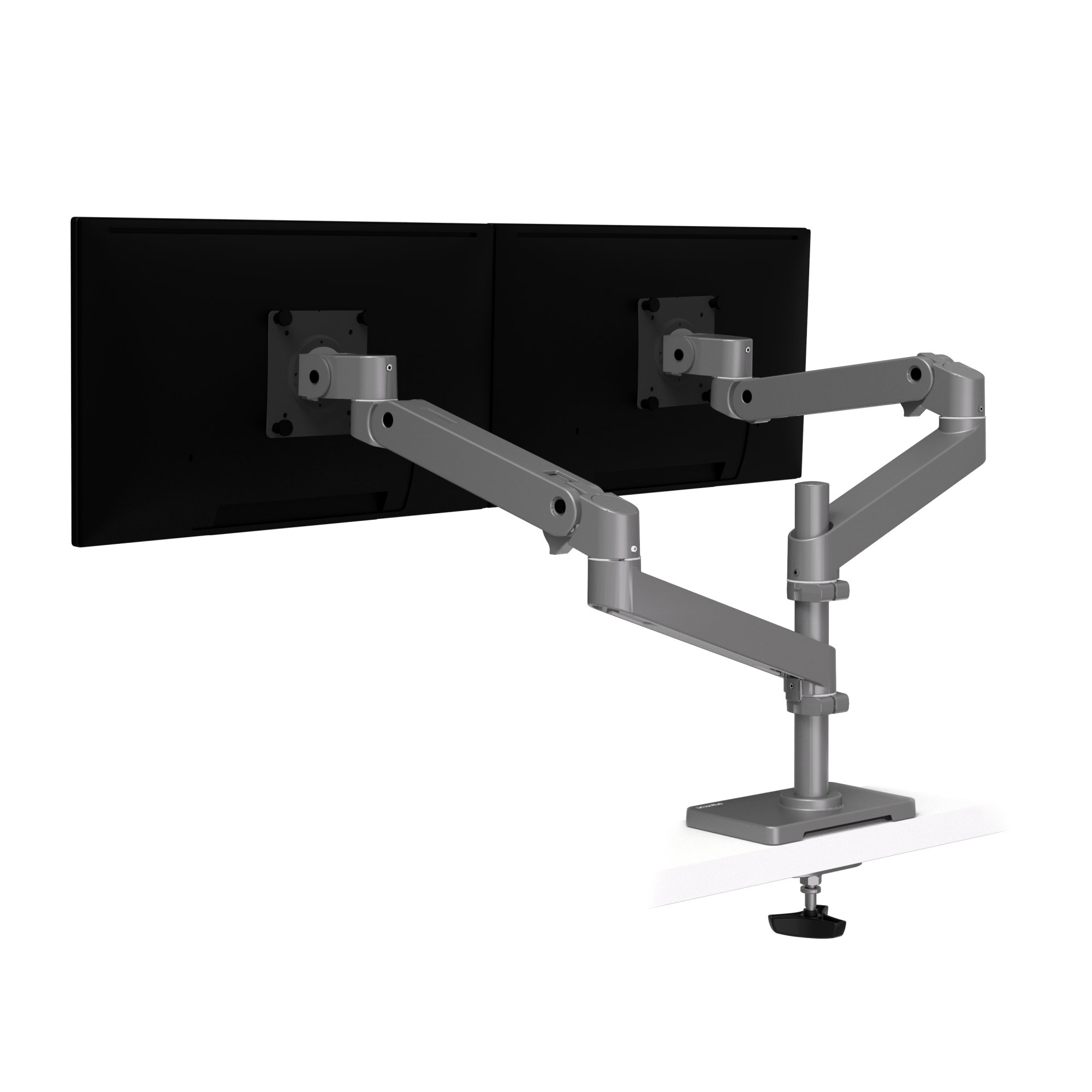 Ergotron 45-710-293 LX Pro Dual Stacking Arm, Grommet Mount (grey)