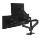 Ergotron LX Pro Desk Mount Triple Monitor Arm Bundle (black)