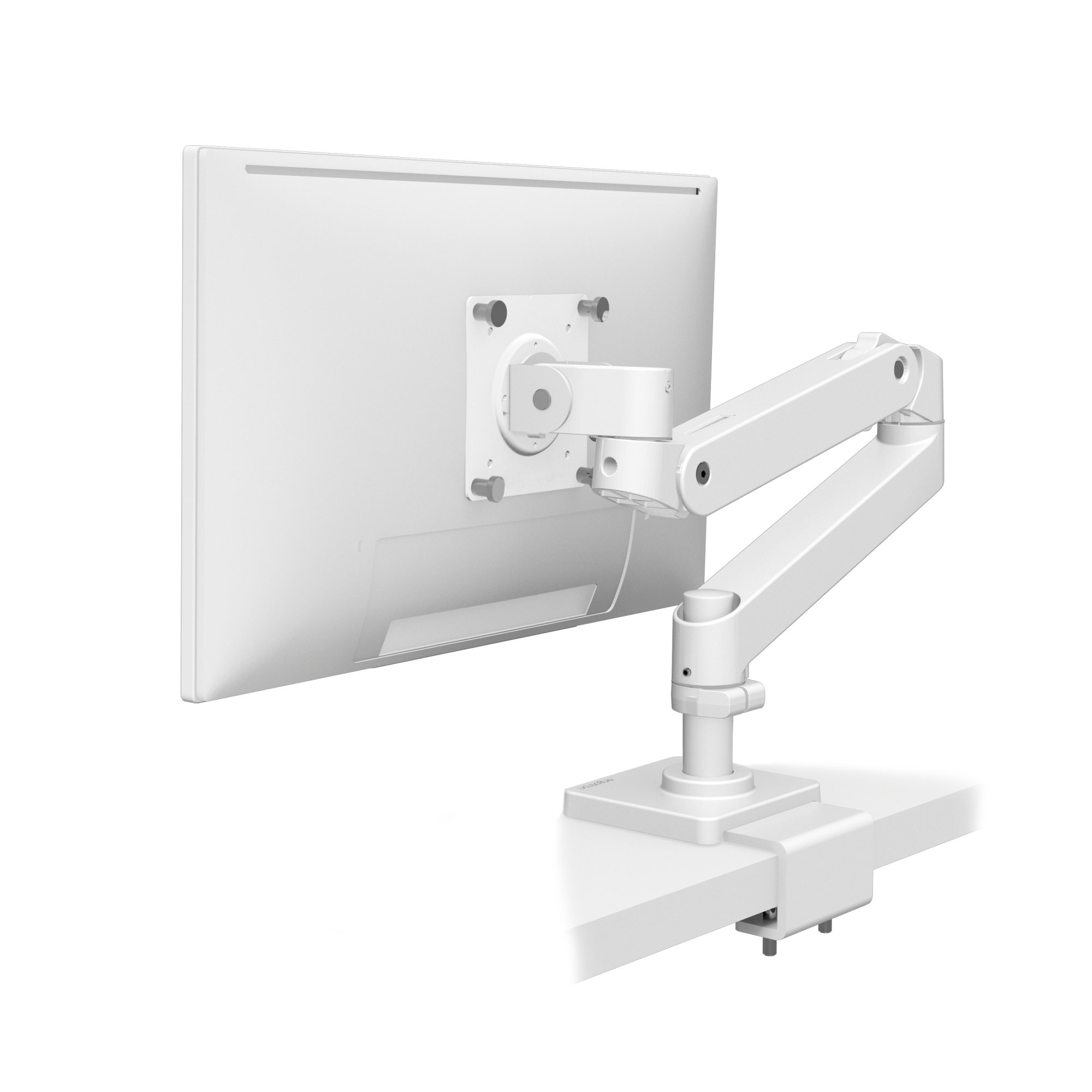 Ergotron 45-712-290 LX Pro Desk Monitor Arm, Low-Profile C-Clamp (white)