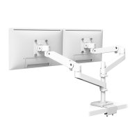 Ergotron 45-714-290 LX Pro Dual Stacking Arm, C-Clamp (white)