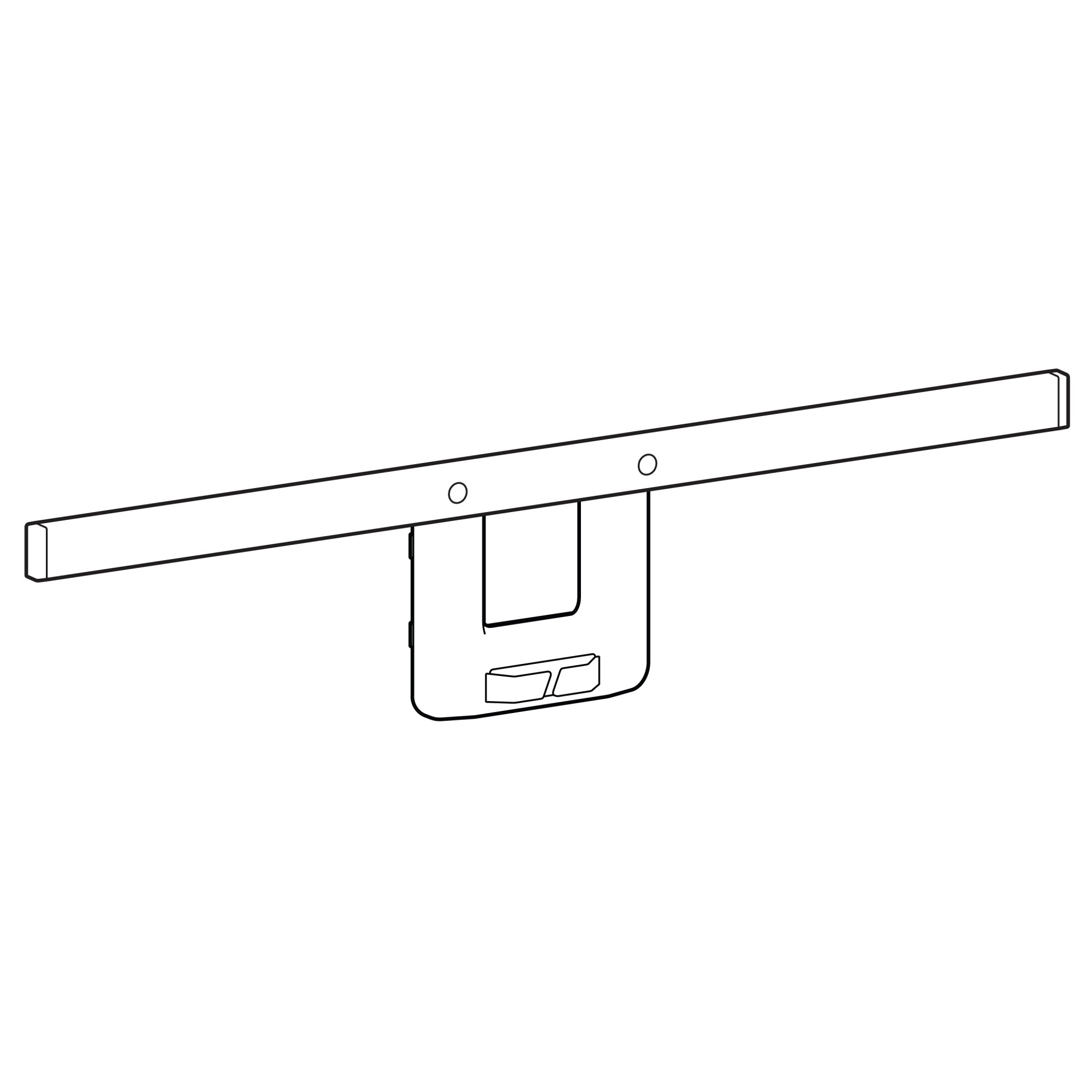 Ergotron 98-768-289 DIN Rail VESA Mount Interface Attachment