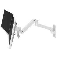 Ergotron LX Pro Dual Direct Wall Mount Arm Bundle (white)