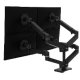 Ergotron LX Pro Desk Mount Quad Monitor Arm Bundle (black)