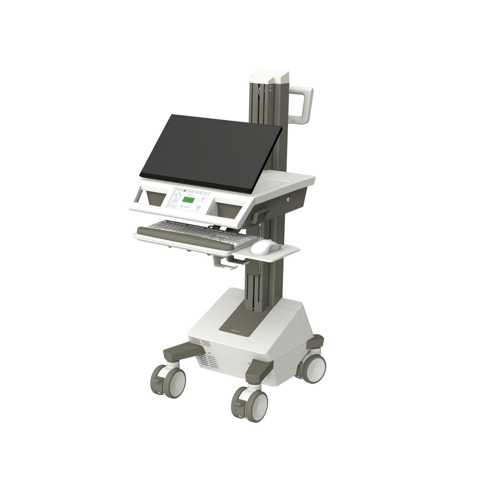 Ergotron M131-1101-100000-1-1 Mosaic LCD Cart with Flex Arm, AC Power