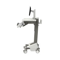 Ergotron M141-1101-100000-1-1 Mosaic LCD Cart with HD Riser, AC Power