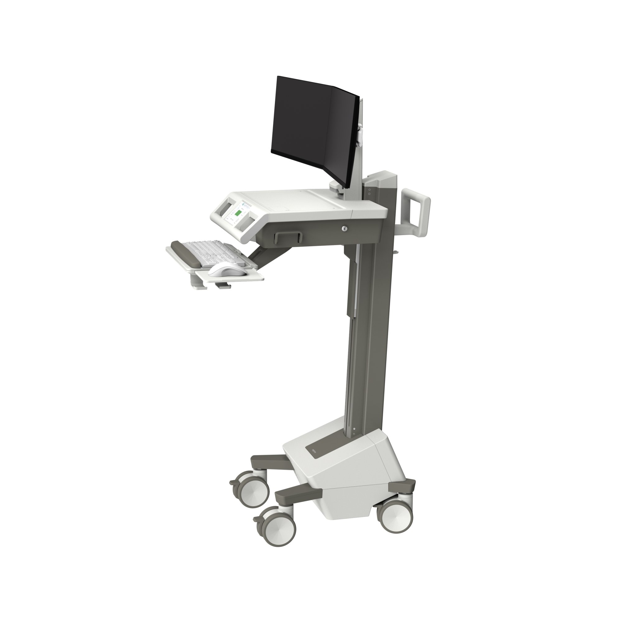 Ergotron M161-1101-100000-1-1 Mosaic Dual Side-by-Side Cart, AC Power