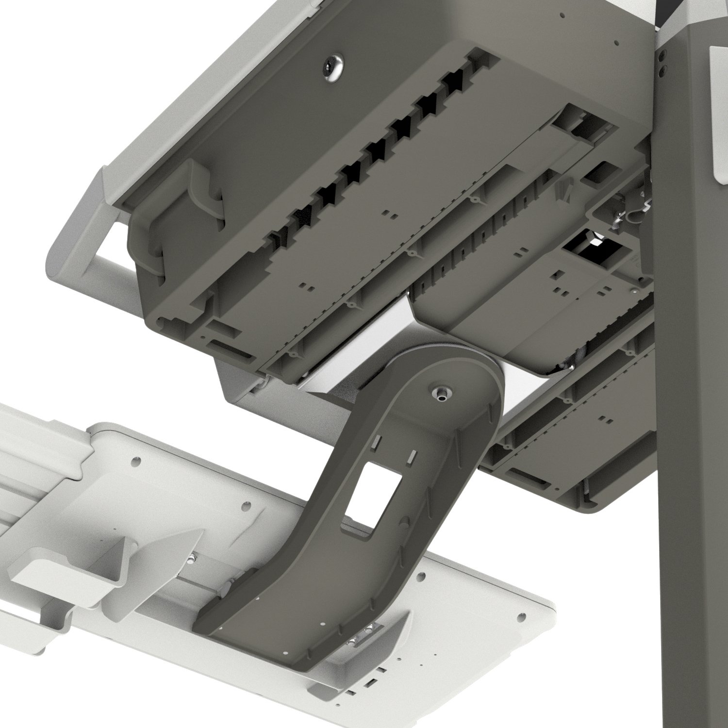 Ergotron M161-1101-100000-1-1 Mosaic Dual Side-by-Side Cart, AC Power