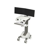 Ergotron M161-1101-100000-1-1 Mosaic Dual Side-by-Side Cart, AC Power