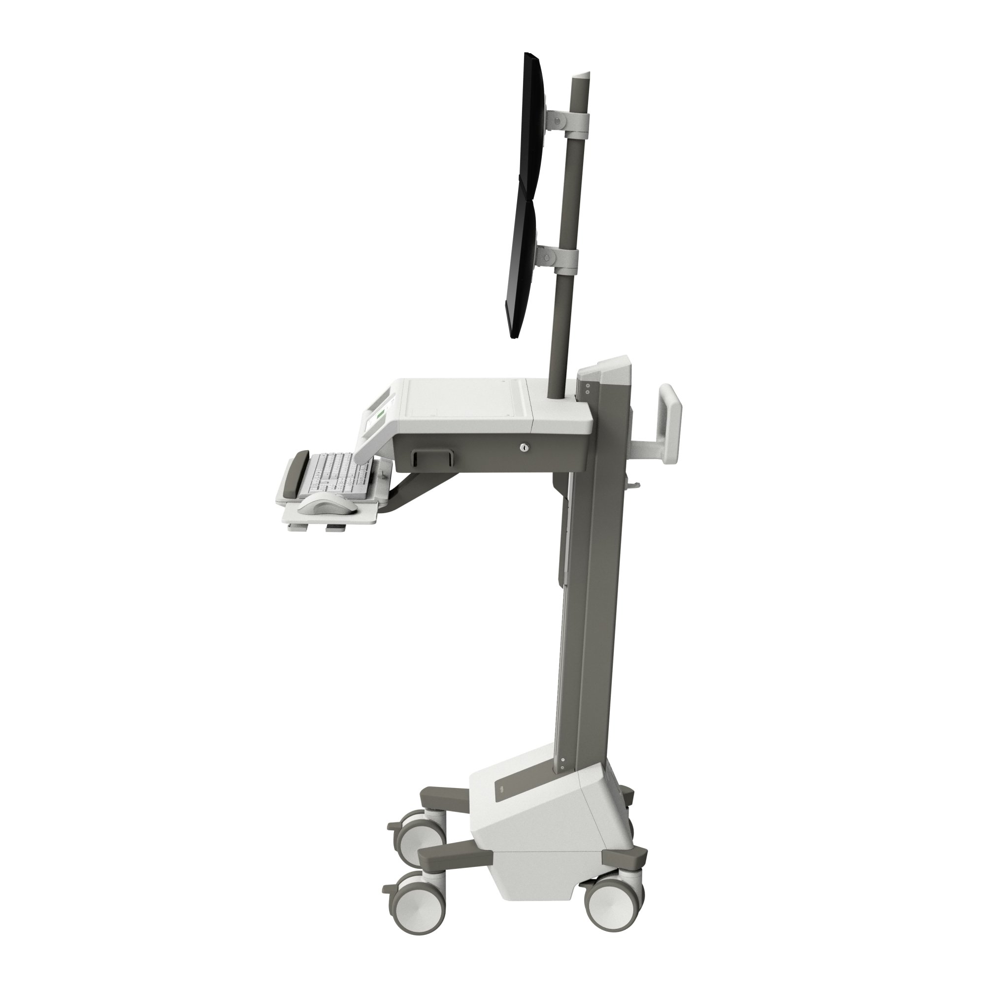 Ergotron M171-1101-100000-1-1 Mosaic LCD Dual Stack Cart, AC Power