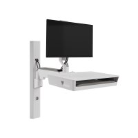 Ergotron 45-721-251 CareFit Combo System with Compact Worksurface