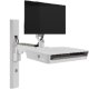Ergotron 45-721-251 CareFit Combo System with Compact Worksurface