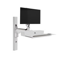 Ergotron 45-720-251 CareFit Combo System with Compact Keyboard Tray