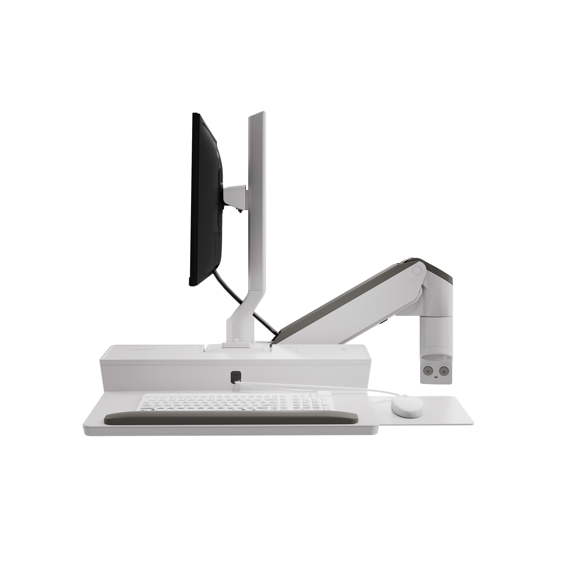 Ergotron 45-726-251 CareFit Combo Arm with Compact Keyboard Tray