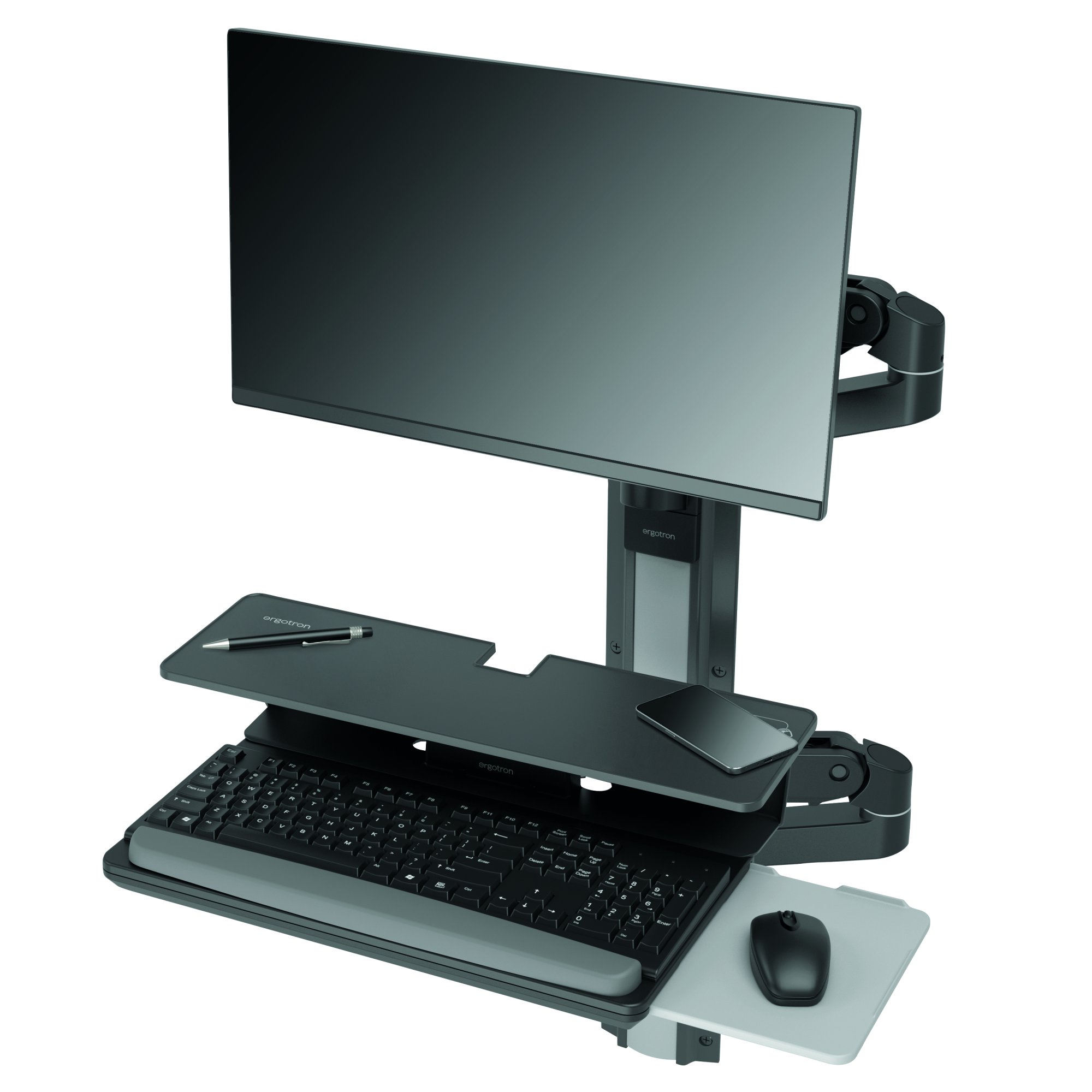 Ergotron 98-864-632 Worksurface for LX Pro Wall System (black)