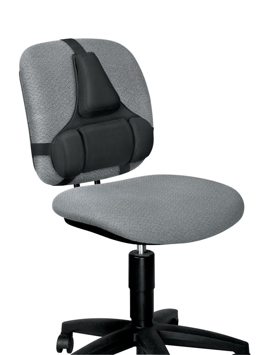 Fellowes 8037601 Back Support with Microban Antimicrobial Protection