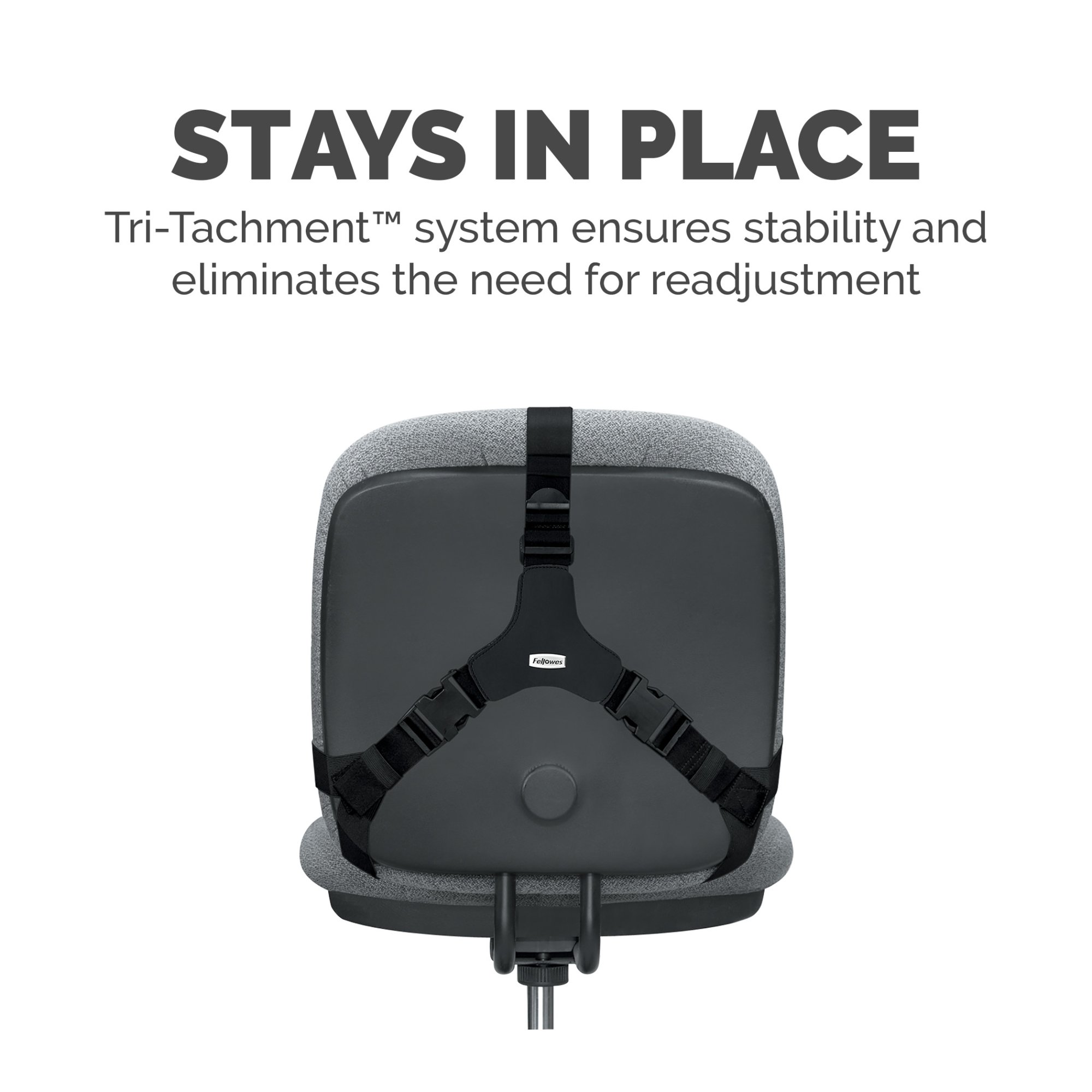 Fellowes 8037601 Back Support with Microban Antimicrobial Protection