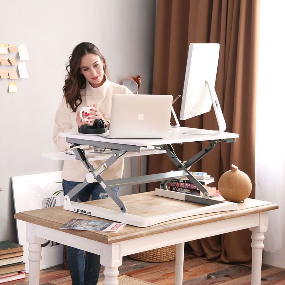 Flexispot ClassicRiser Sit-Stand Desk Workstation