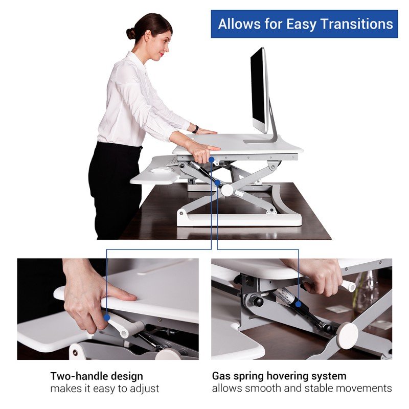 FLEXISPOT standing desk allows for easy transitions