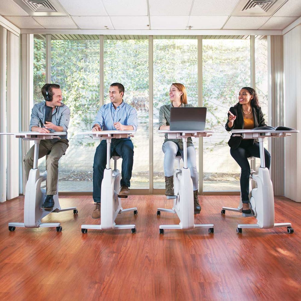 Exercise bike work desk cheap
