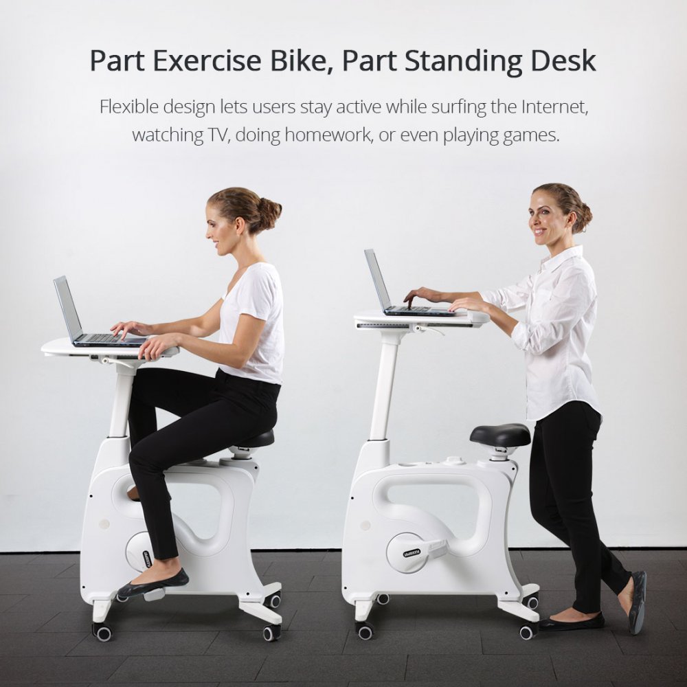Flexispot Deskcise Pro V9 All-in-One Ergonomic Exercise Desk Bike