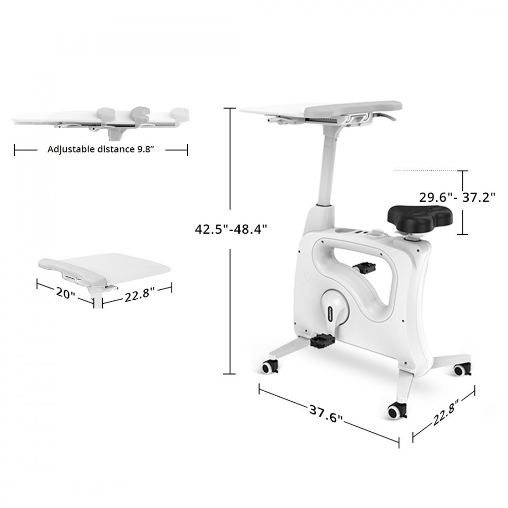 Flexispot Deskcise Pro V9 All-in-One Ergonomic Exercise Desk Bike