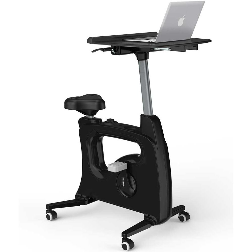 Home Office Standing Desk Exercise Bike Height Adjustable Cycle Deskcise Pro 