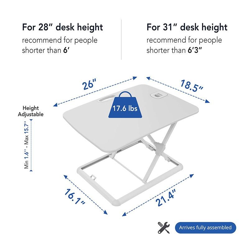 Dimensional Illustration of GoRiser ML1W