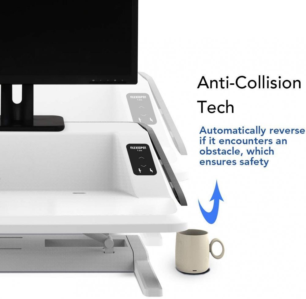 Flexispot EM6W Electric Stylish Sit-Stand Smart Workstation