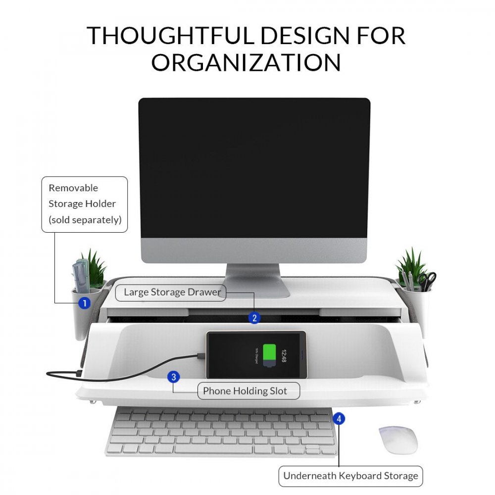 Flexispot S6T MonitorStand Workstation